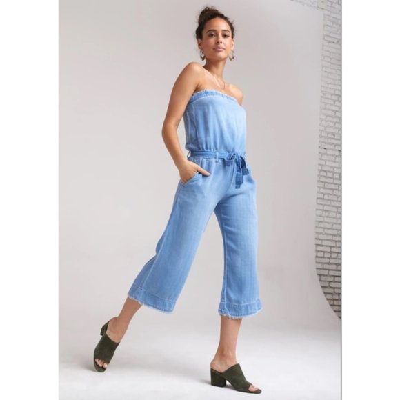 bella dahl denim jumpsuit